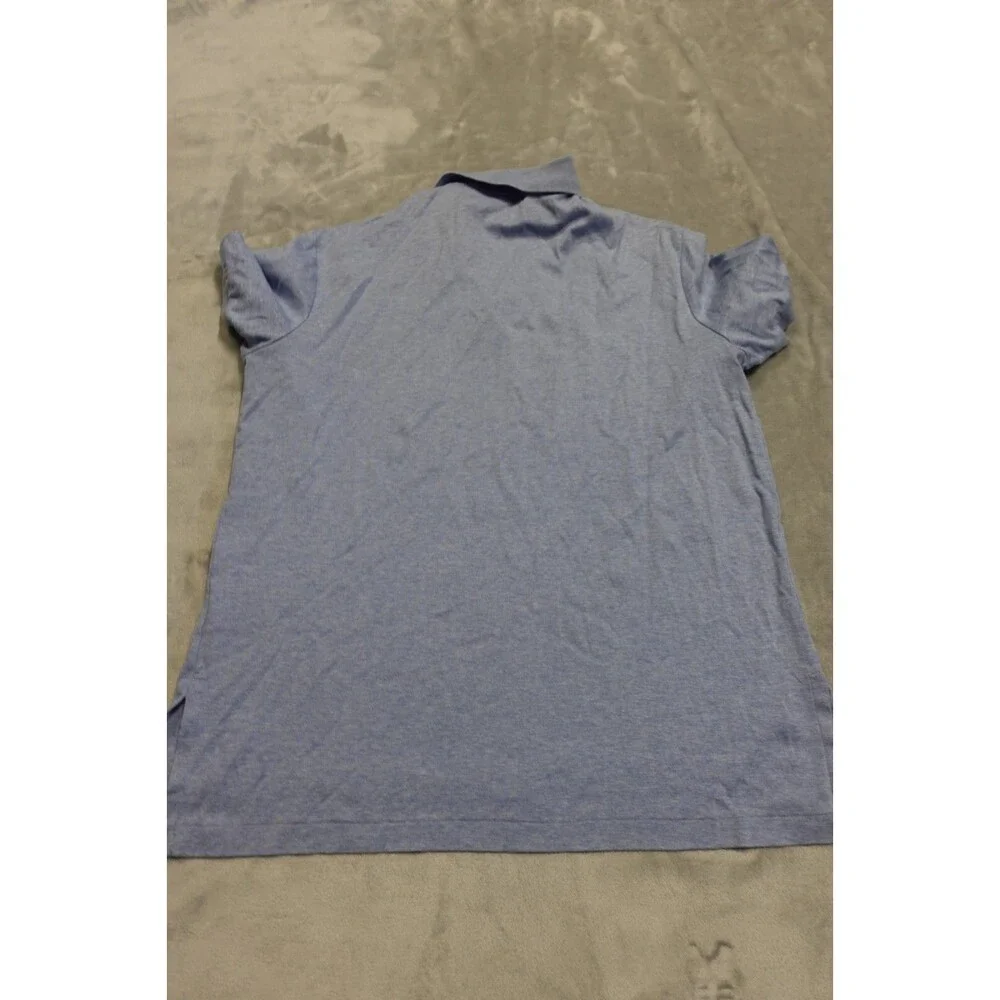 Polo Ralph Lauren Men's Large Blue Pima Soft Touch Fesh‎ Pony Casual Golf